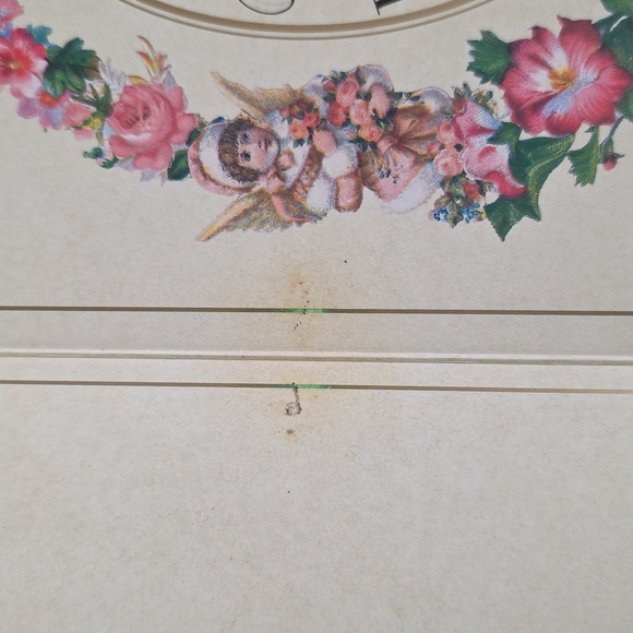 Victorian Frame Photo Album Floral Butterfly Design Ribbon Closure 35 Photo Vtg - Picture 17 of 17